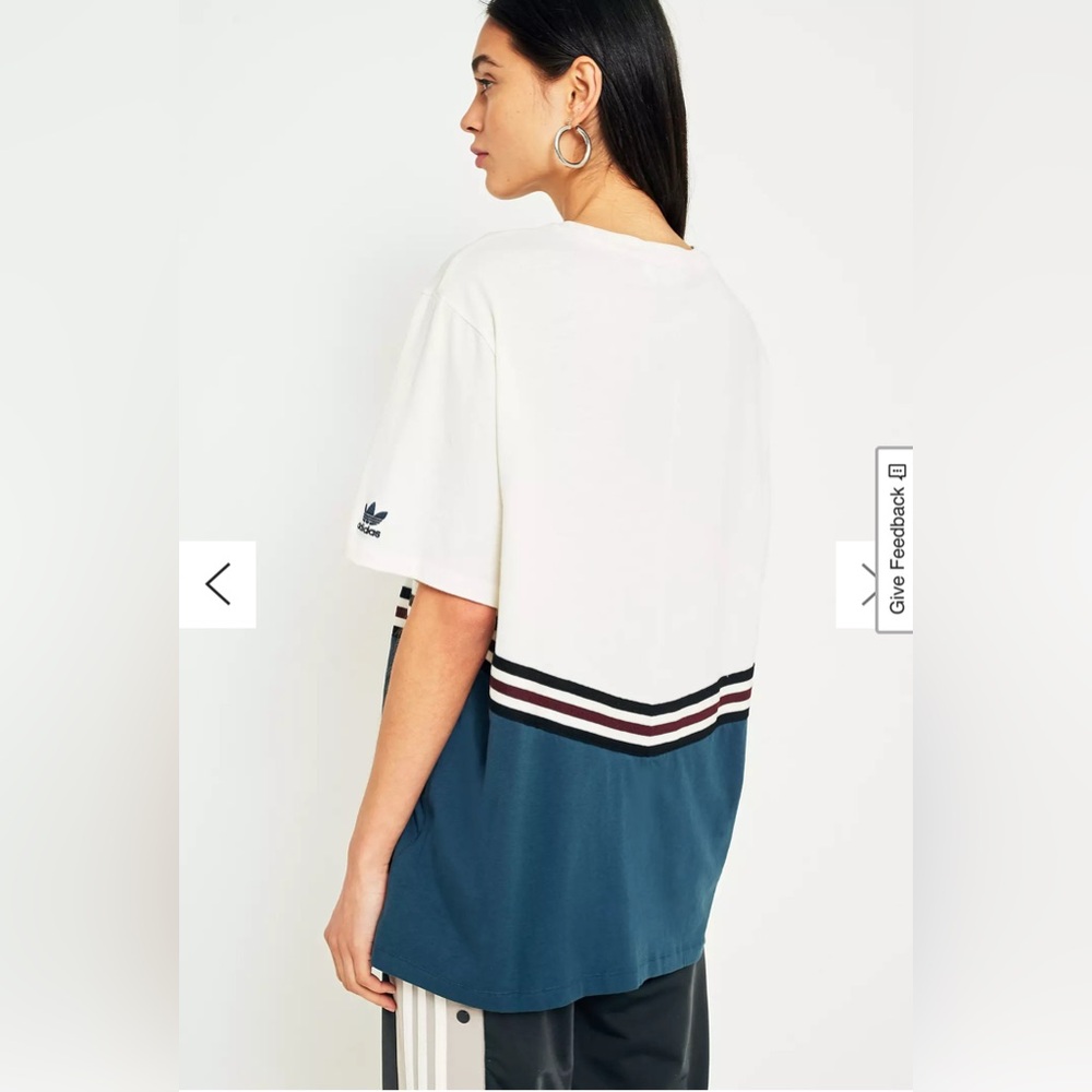 Adidas Originals Chevron Striped Short Sleeve T-Shirt - Picture 5 of 16